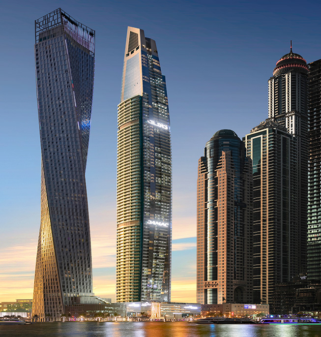 DAMAC Heights Dubai Marina Luxury Apartments Dubai DAMAC Properties