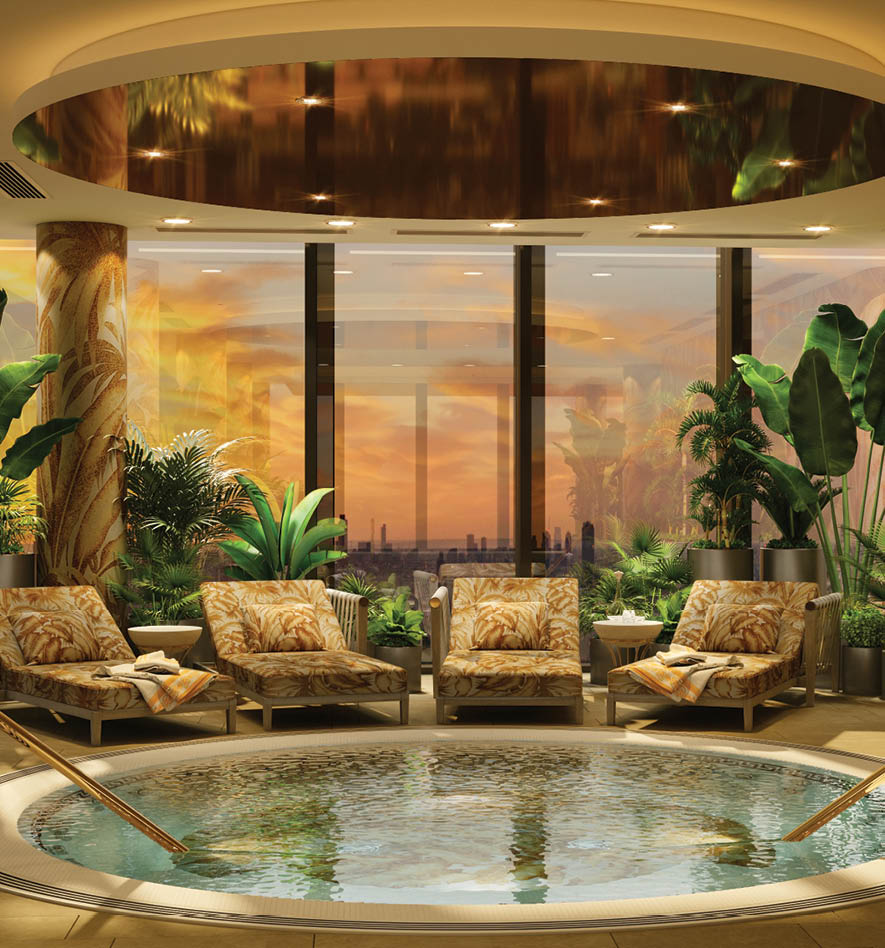 DAMAC Tower Nine Elms London pool by DAMAC Properties